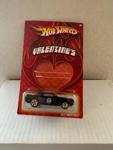 2009 Hot Wheels Valentines Day Nitty Gritty Kitty Black 5SP Gold C64 - Picture 1 of 1