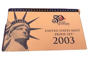 2003 UNITED STATES QUARTER MINT PROOF SET - Picture 1 of 4
