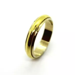 Anello Uomo Bicolore in Oro Bianco e Giallo 18k - Foto 1 di 3