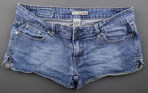 Refuge Damenjeans kurze Shorts niedriger Bund Seitenschlitz 5 Taschen Größe 5 (31 x 1) - Bild 1 von 5