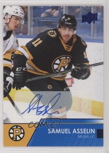 2021-22 Upper Deck AHL Auto Samuel Asselin #10 Auto