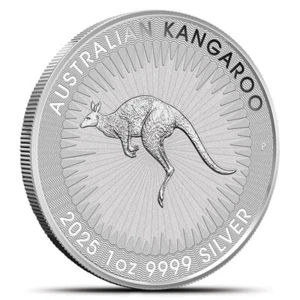 2025 1 oz Australian Silver Kangaroo Coin (BU) - Picture 1 of 3
