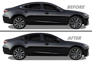 Chrome Delete Blackout Vinyl for 2014-21 Mazda 6 Window Trim - Picture 1 of 5