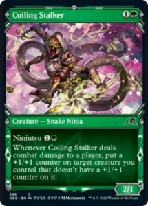 x1 Coiling Stalker NEO MTG 346/302 SHOWCASE COMMON M/NM 1x - Picture 1 of 1