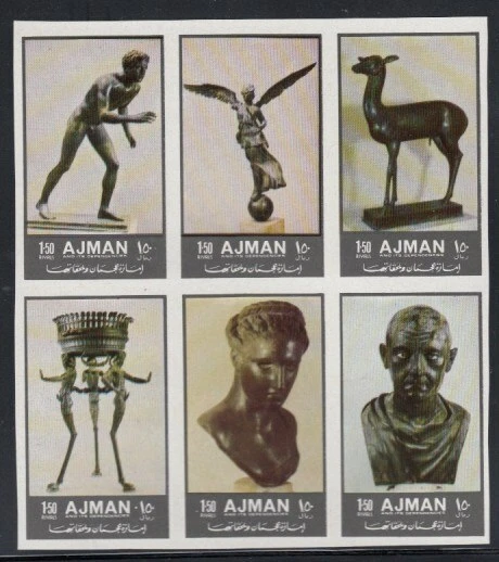 Набор бронзовых скульптур AJMAN как новые без наклеек и следов - Изображение 1 из 1