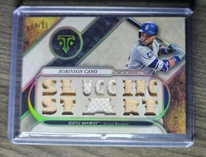 Robinson Cano /36 Jersey Bat Relic Game Used Worn GU 2017 Topps Triple Threads - Picture 1 of 1