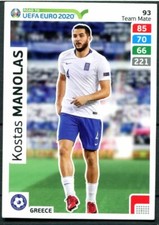 PANINI Road to UEFA EURO 2020 Adrenalyn XL #93 Costas MANOLAS Greece