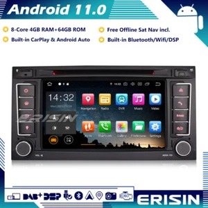 8-Core Android 11 Autoradio DAB+CarPlay DVD SWC Wifi für VW TOUAREG T5 Multivan - Bild 1 von 17