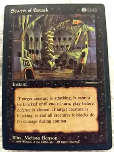 Magic the Gathering Sewers Of Estark Libro Carta Promo 1995 NM - Foto 1 di 2