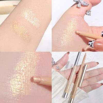 Shiny Lying Silkworm Eyeliner Pencil Glitter Nature Brightens Highlighter B L3G3 - Image 1 of 4