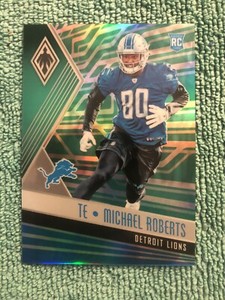 2017 Panini Phoenix Rookies Green 7/25 Michael Roberts #191 Rookie