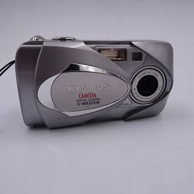 Olympus Camedia C 460 Zoom Digitalkamera Digicam Silber 4.0 MP Zustand gut - Bild 1 von 4