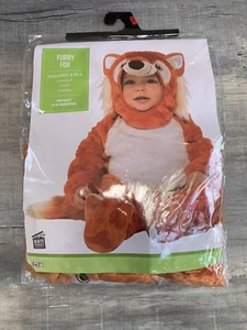 Furry Fox Brown Woodland Animal Cute Fancy Dress Halloween Baby Child Costume - Picture 1 of 5