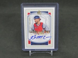 2009 UPPER DECK SP LEGENDARY CUTS BRIAN MCCANN FUTURE LEGENDS AUTO /125 JM7