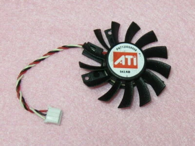 Cooler Fan For ATI Radeon X700 9800 Pro AD0512MX-RB6 45mm 3 Pin Graphics Card - Image 1 of 3