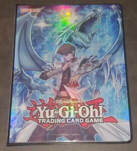 RARE - Blue-Eyes Card Collection Binder - YuGiOh (Binder + Sleeves Included)
