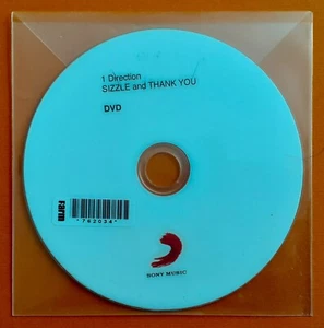 ONE DIRECTION Sizzle And Thank You UK Sony Music official in-house promo DVD tes - Foto 1 di 1