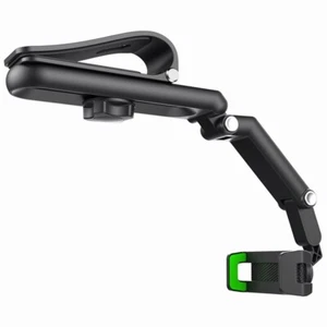 Adjustable Black Car Phone Holder Sun Visor 360° Multifunction Mount - Photo 1 sur 5