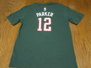 MILWAUKEE BUCKS JABARI PARKER #12 ADIDAS JERSEY STYLE T-SHIRT YOUTH XL = ADULT S - Picture 1 of 5