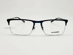 1 Unit New Arnette Black Blue Eyeglass Frame 54-18-140 #427 - Picture 1 of 11