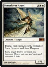 1x Baneslayer Angel Light Play, English Magic 2010 MTG Magic