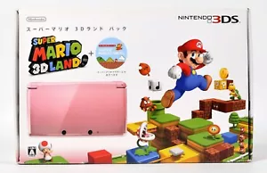 Nintendo 3DS Konsole CTR-001 (JPN),Super Mario 3D Land Bundle,Pink,OVP,Japan,neu - Bild 1 von 19