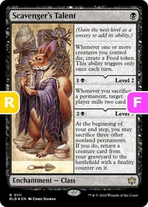 MTG Scavenger's Talent BloomBurrow Rare Enchantment Class NM-Foil - Picture 1 of 3