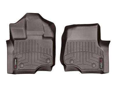 Forro de piso WeatherTech para Ford F-150 2021-2025 - primera fila, cacao Foto 1 de 4