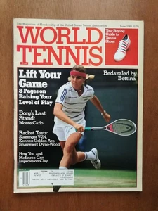 Vintage World Tennis Magazine June 1983 Bettina Bunge - Picture 1 of 2