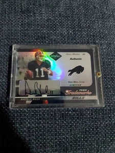 03 Leaf Limited Drew Bledsoe Limited Team Trademarks Jersey/Auto 25/25 - Picture 1 of 4