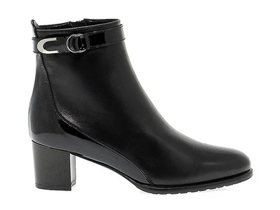 Botin tobillero PITTI LINEA 1154 de cuero negro - Zapatos Mujer - Imagen 1 de 4