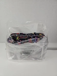Vera Bradley Hanging Cosmetic Organizer Midnight Wildflowers Quilted Cotton - Picture 1 of 10