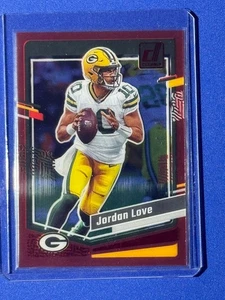2023 Panini Clearly Donruss #19 Jordan Love Red /49 Green Bay Packers - Picture 1 of 2