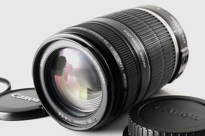 [NEAR  MINT] Canon EF-S 55-250mm f/4-5.6 IS Telephoto Zoom Lens From JAPAN #13 - Image 1 of 4