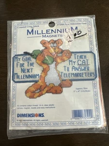 Imán Milenio Dimensiones 1998 De Colección #72509 ¡Objetivo! Kit punto de cruz contado - Imagen 1 de 8