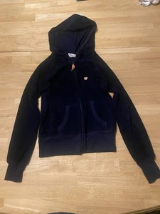 Aeropostale Girls Zip Up Hoodie Blue  Size Xxs Fleece - Picture 1 of 4