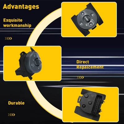 Interruptor de espejo retrovisor eléctrico para Chevrolet GMC C1500 C2500 C3500 K1500 K2500 K3500 95-20 Foto 1 de 4