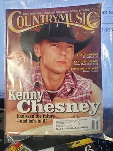 Country Music June/July 2002 Kenny Chesney Brenda Lee / VERY NICE - Picture 1 of 2