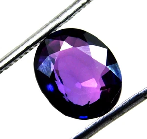 6.50 Ct Natural Rare Hackmanite Purple Oval Cut Loose Gemstone - Picture 1 of 4