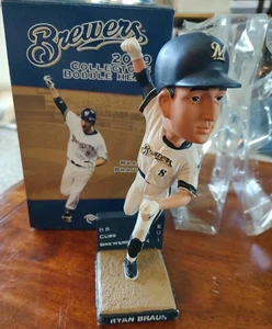 Milwaukee Brewers Bobblehead - SGA - Ryan Braun 2009 Bobble Home Run Salón de la fama - Imagen 1 de 8