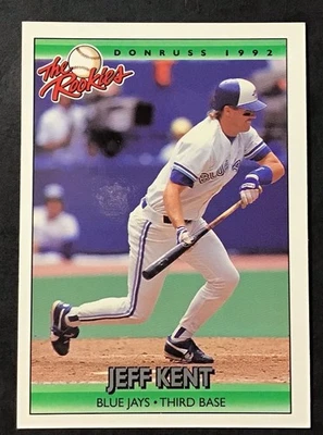 Donruss #61 Jeff Kent The Rookies 1992 Salón de la Fama Novato Envío Gratis Foto 1 de 2