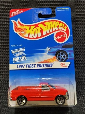 Hot Wheels 1997 Ford F-150 Pickup Truck. Rare,VHTF! '97 First Editions #2 of 12. - Image 1 of 4