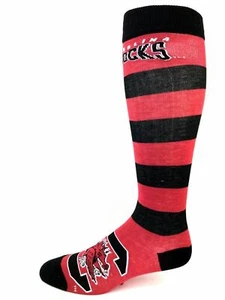 South Carolina Gamecocks schwarz & weinrot Streifen dünne lange Socken - Bild 1 von 2