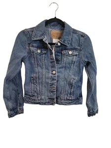 Levi's Denim Jean Trucker Jacket Size Large Youth 12-13 yrs Blue Medium Wash - Picture 1 of 9