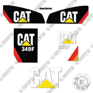 Fits Caterpillar 349 F Decals Hydraulic Excavator Equipment Decals - Picture 1 of 2