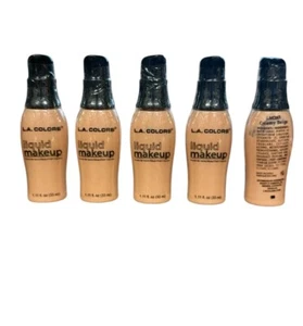 L.A. COLORS Pump Liquid Makeup,LM 283  Beige 5 Packs 33 Ml Each Sealed - Picture 1 of 2