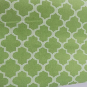 Waverly inspirations screenprint fabric 2 yards Bright green lattice 45” Cotton - Picture 1 of 4