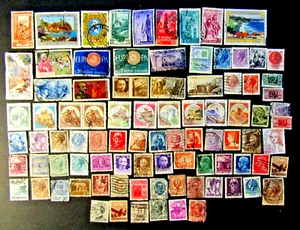 91 ITALY STAMPS, VARIOUS, 1890s - 2000s, USED - Picture 1 of 3