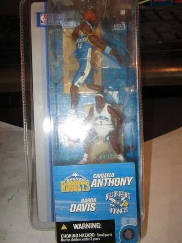 Carmelo Anthony Denver Nuggets Baron Davis New Orleans Hornets McFarlane Figures Cover