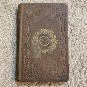 Antique Book MARRIAGE RING by John Angell Jones 1842 Hardcover "Make Home Happy" - Picture 1 of 17